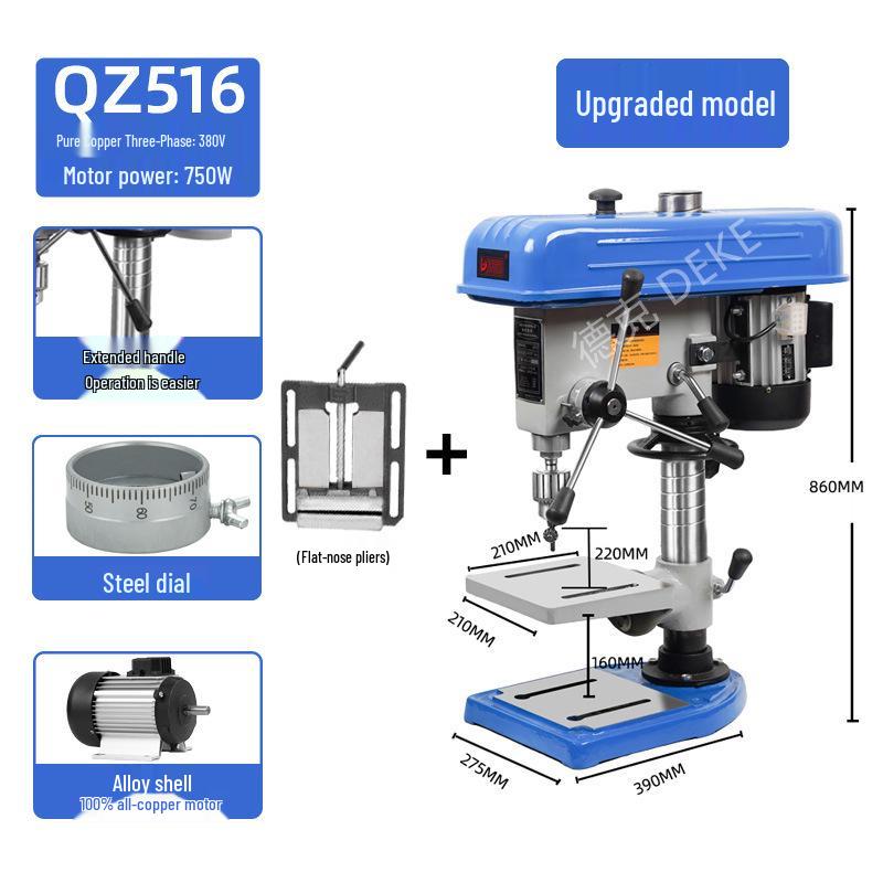 Deke Z516BC 16mm High Power 750W Bench Drill Press & Mill Machine
