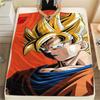 Dragon Ball Characters Print Flannel Blanket,High Quality Comfortable for All Seasons,Home Decor,Warmth and Comfort,Perfect for Christmas Gifts