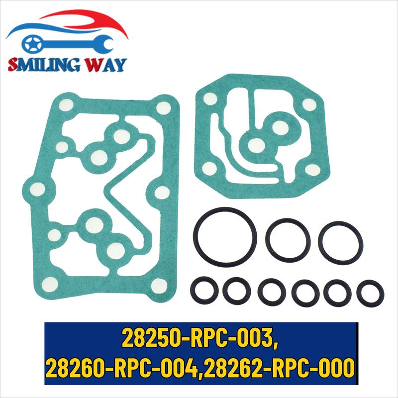 Transmision Dual Linear Solenoid Valve Gasket Seal O-rings Kit For Honda Civic 1.8L 2.4L 2006-2011 28250-RPC-003 28260-RPC-004