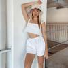 New New Arrival Fashion Wind Casual Fashion Set Cropped Tank Top Shorts Two-piece Set Vest Shorts Set