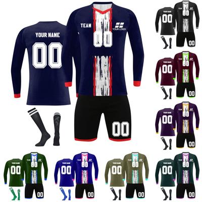 Personalised Shirts Kit Mens Girls With Name Number Custom Football Jerseys For Boys Training Suit