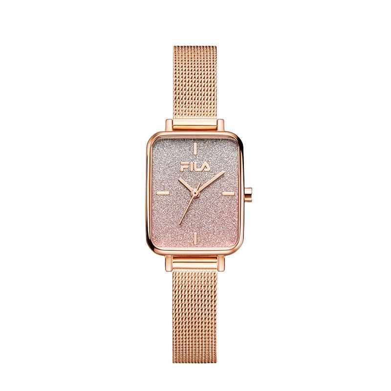 FILA Women s Retro Stardust Square Dial Quartz Watch