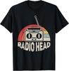 Retro-Inspired Radio Graphic Tee for Music Lovers