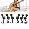 6PCS Guitar Locking Tuners Triangular Hd String Tuning Key Pegs NaMachine Hds Replacement 3 Right 3 Left