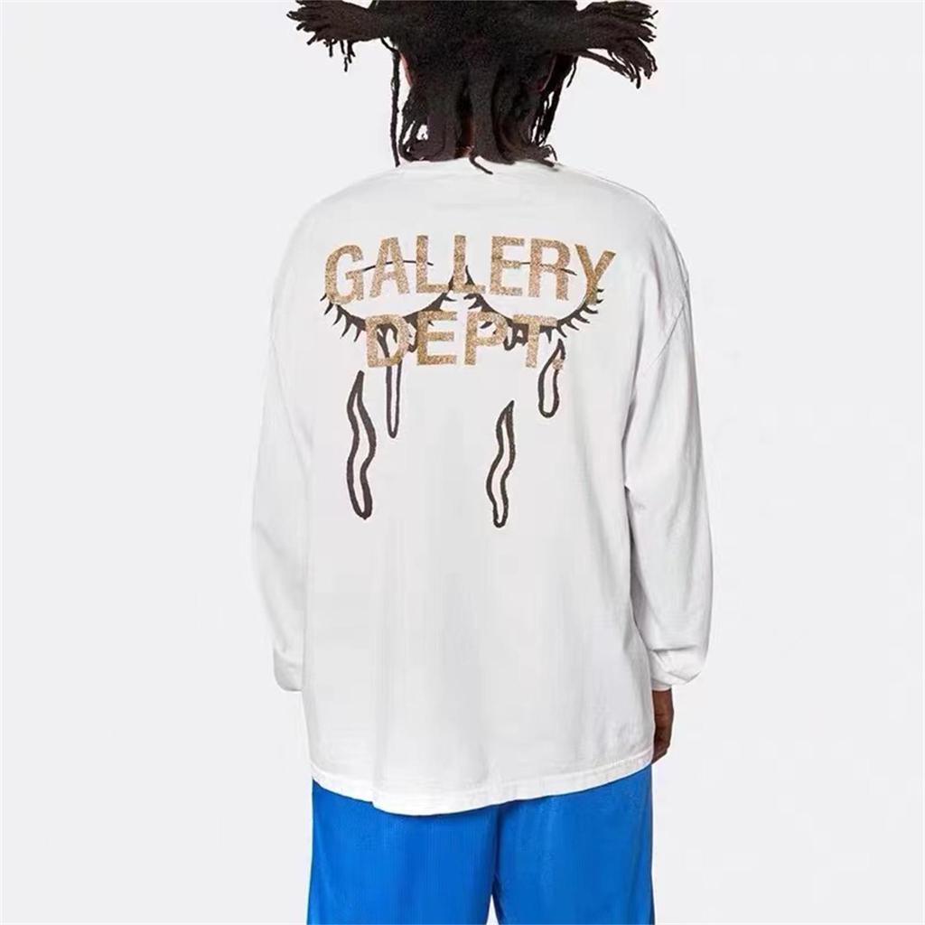 Gallery Dept Heart Letter Slogan Long-Sleeve T-Shirt - Men's Trendy Style