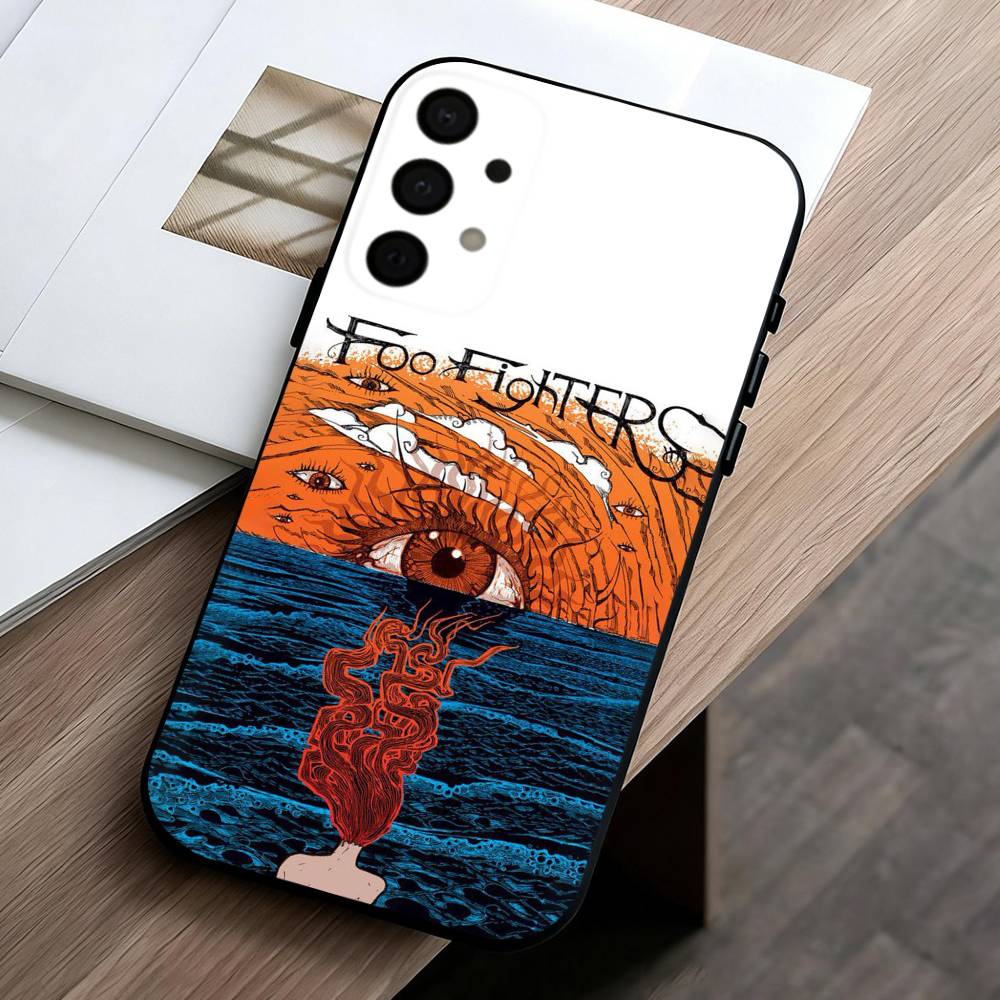 High-octane Band Foo Fighters phone Case For Samsung Galaxy A73,A72,A71,A70,A53,A52,A51,Others Soft Black Shell