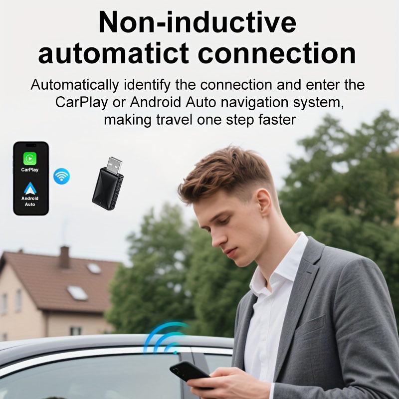 2-in-1 Wired to Wireless CarPlay & Android Auto Adapter