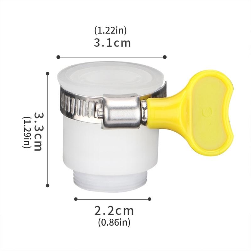 Multiple Purpose Plastic Faucet Adapters Tool Easy Installation Universally Compatible Kitchen Bathroom Water Flows Adapters