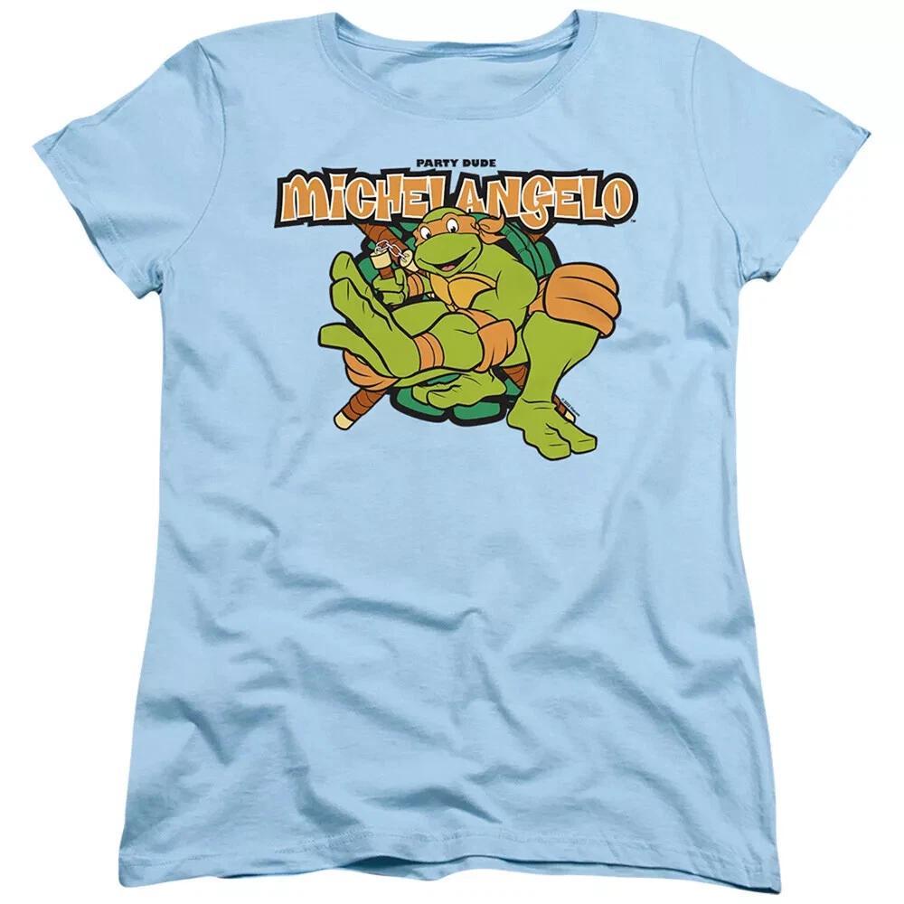 

Teenage Mutant Ninja Turtles Party Dude Michelangelo Women s T-Shirt M