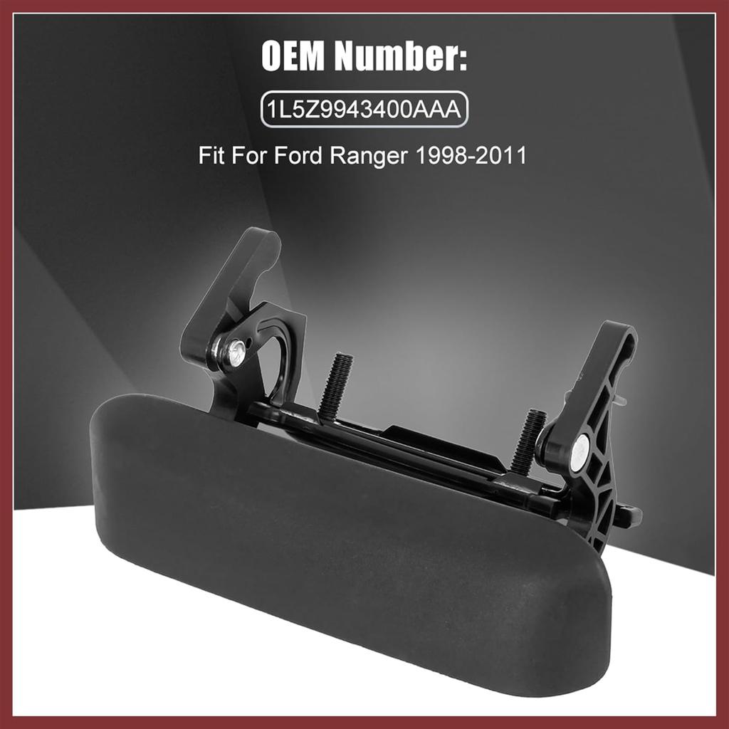 Textured Black Rear Liftgate Tailgate Handle Replacement for Ford for Ranger Pickup for Mazda B2300 B2500 B3000 B4000 1998-2011 Truck 1L5Z9943400AAA