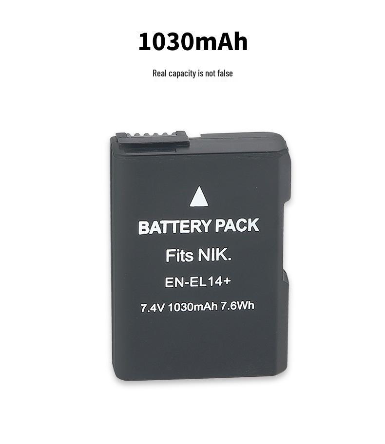 EN-EL14 Battery for Nikon D3100, D3400, D3500, D5300, D5600 Cameras