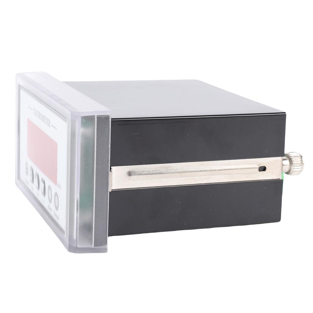 Digital LED Tachometer 0 9999 Range 9 Functional Parameter Settings RPM Speed Meter for Lathe Conveyor