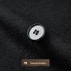 Men's Luxury Wool-Cashmere Blend Double-Breasted Coat