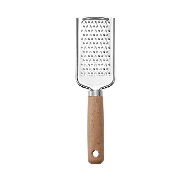 Small Kitchenware Set: Wooden Handle Gadgets with Pizza Knife, Cheese Knife, and Stainless Steel Egg Beater