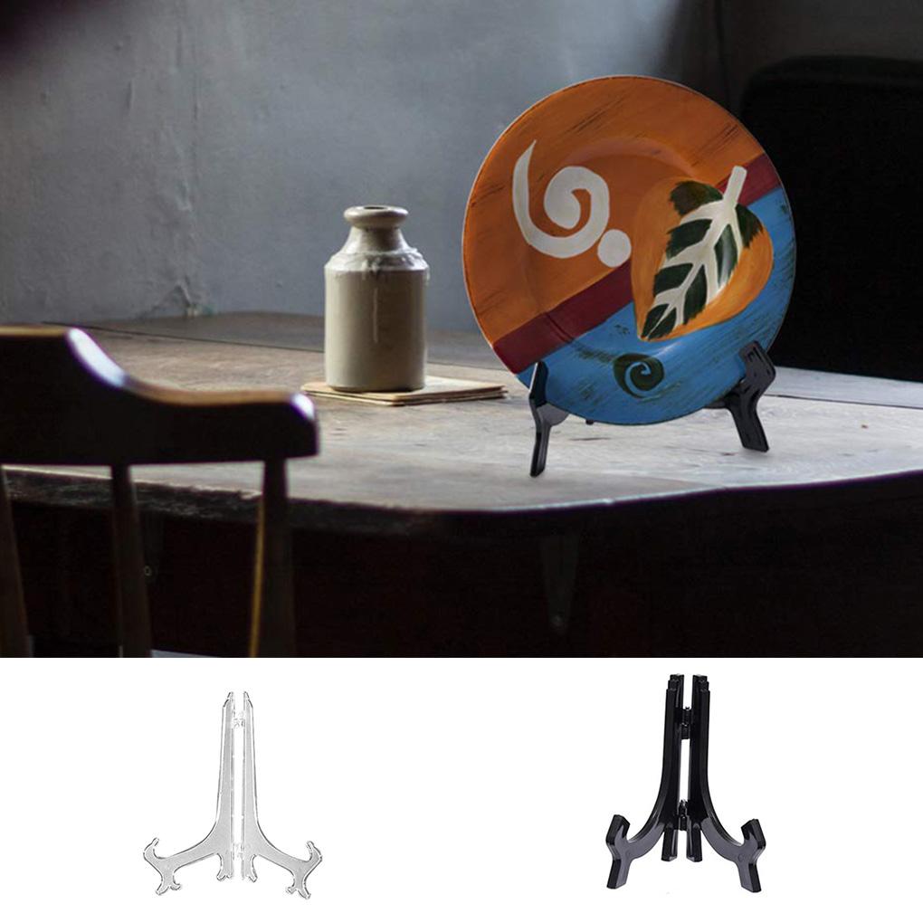 Packung mit 6 Ausstellungsständern Bilderrahmen Faltbare Stabile Halterung Haushalt Stützhalter Set Zubehör für Schlafzimmer Wohnzimmer