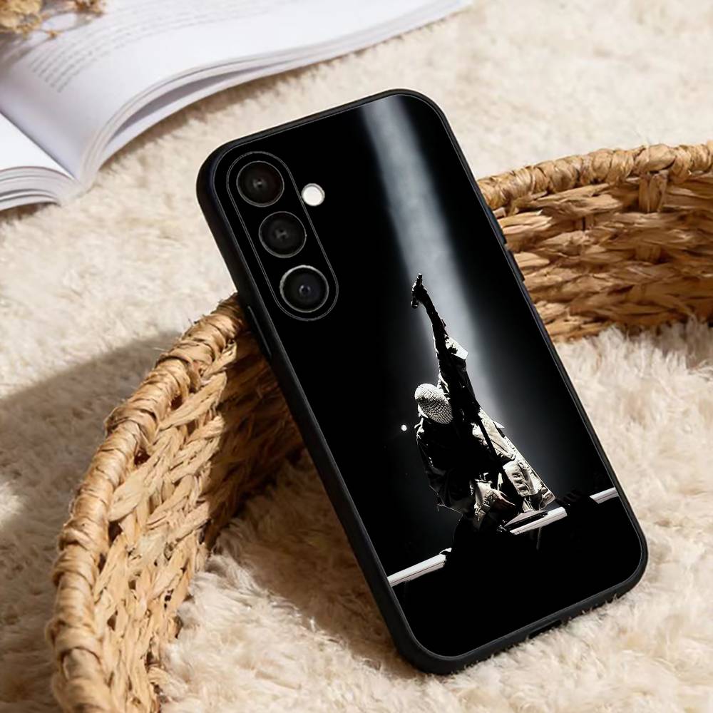 Singer Rapper K-kanye Phone Case For Samsung Galaxy A13,21s,22,31,32,52,53,71,72,73,Soft Black Cover
