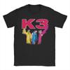 Summer Unisex K3 Studio100 Girl Group Shirt Pure Cotton Printed Tee Shirts Top Clothing Unisex