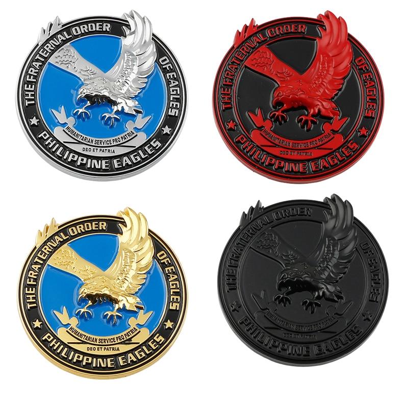 

Автомобиль 3D Металл Братский Орден Филиппинских Орлов Логотип Стайлинг Наклейки Стикеры Эмблема Значок Животное Ястреб Украшения Наклейки Для Тела