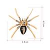 Fashion Spider Gift Women Collar Brooch Pin Clip Scarf Wedding Party Jewelry