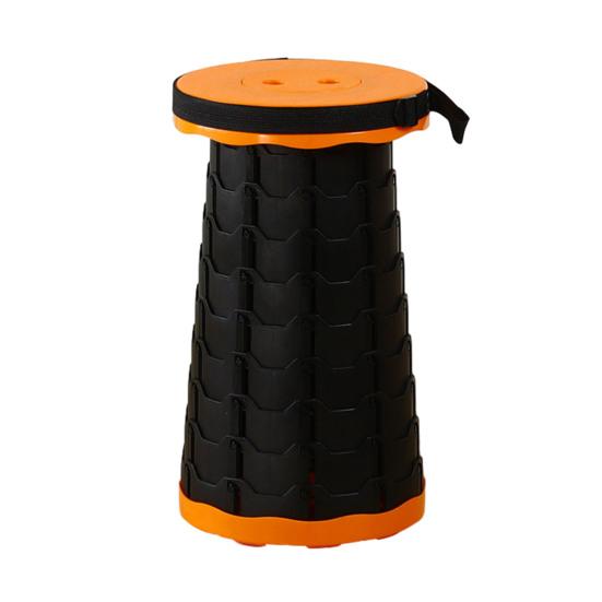 Yousheng Retractable Stool with Carrying Handle Portable Height Adjustable Lightweight Heavy Duty Outdoor Camping Picnic Fishing Telescoping Folding