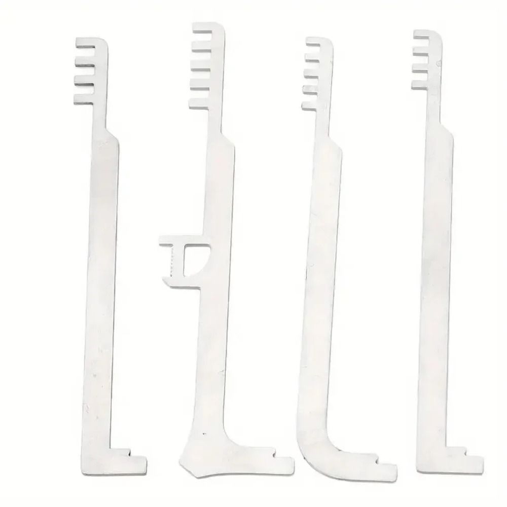 Compact Lock Picking Set Rust-resistant Comb Picks Automotive Pick Hook Key Replacement Professional Door Open Keys Hand Tool