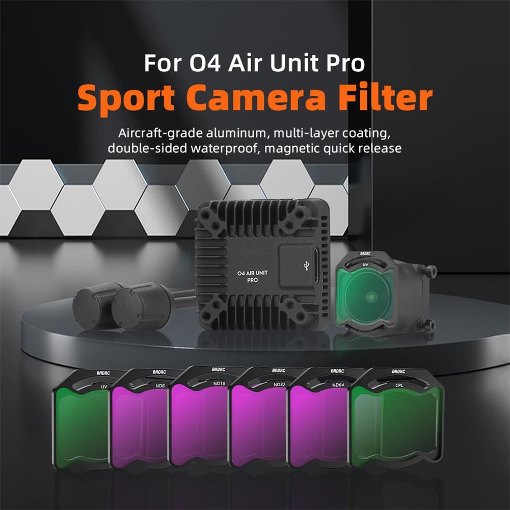 Aluminum Lens Protective Filter For DJI O4 Air Unit Pro/Avata2 UV/CPL/ND8/ND16/ND32/ND64 Lens Filter For DJI Avata 2 Accessories