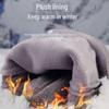 "Men's and Women's Thick Winter Warm Gloves with Touch Screen, Windproof, Non-slip for Driving and Riding."