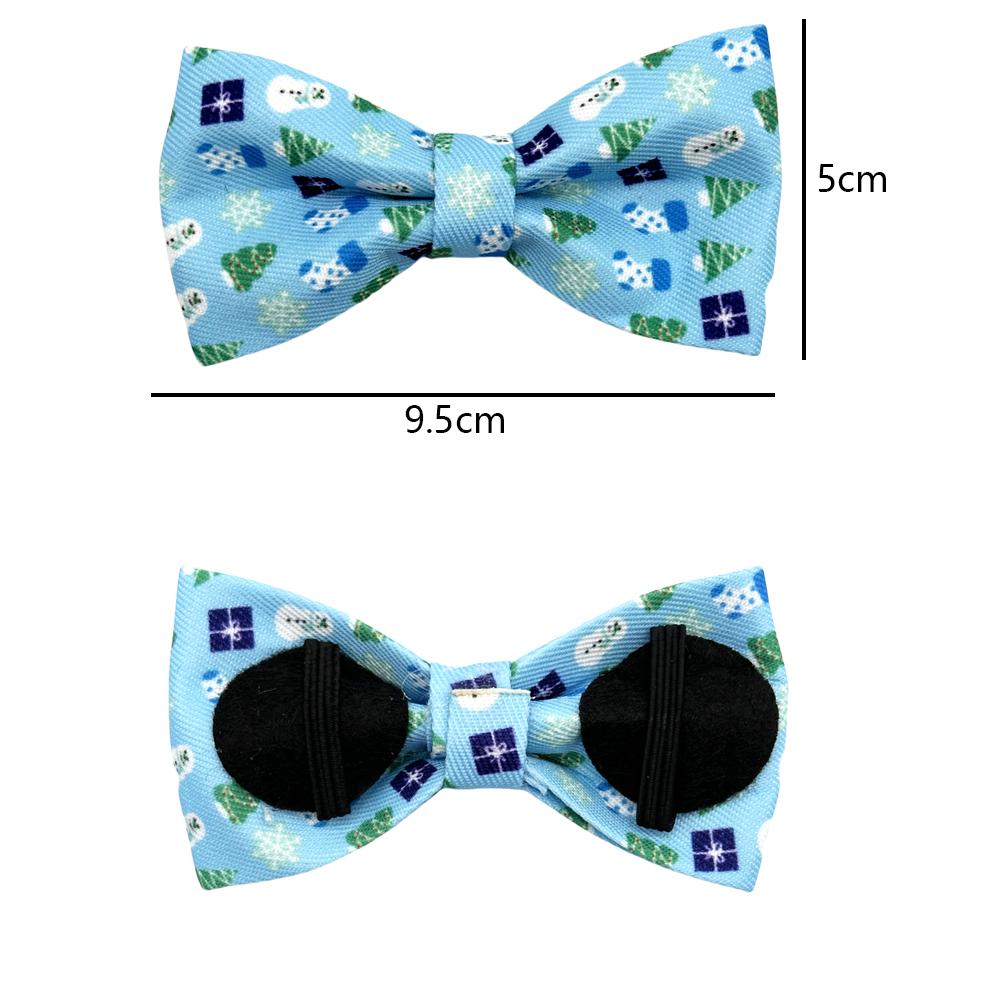 50/100PCS Winter Dog Accessories Party Dog Bow Tie Adjustable Cute Pet Collar Charms Pet Bowtie For Dogs and Cat Pet Supplies