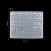 Starburst Star Heart Bow Tie Jellyfish Shell Flower Snowflakes Bowknot Nail Art Accessories Silicone Carving Mold Mould Template