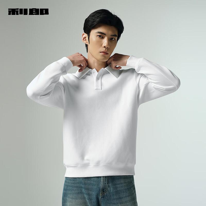 Lilang Men s Cotton Blend Long-Sleeve Polo Shirt 180/96A