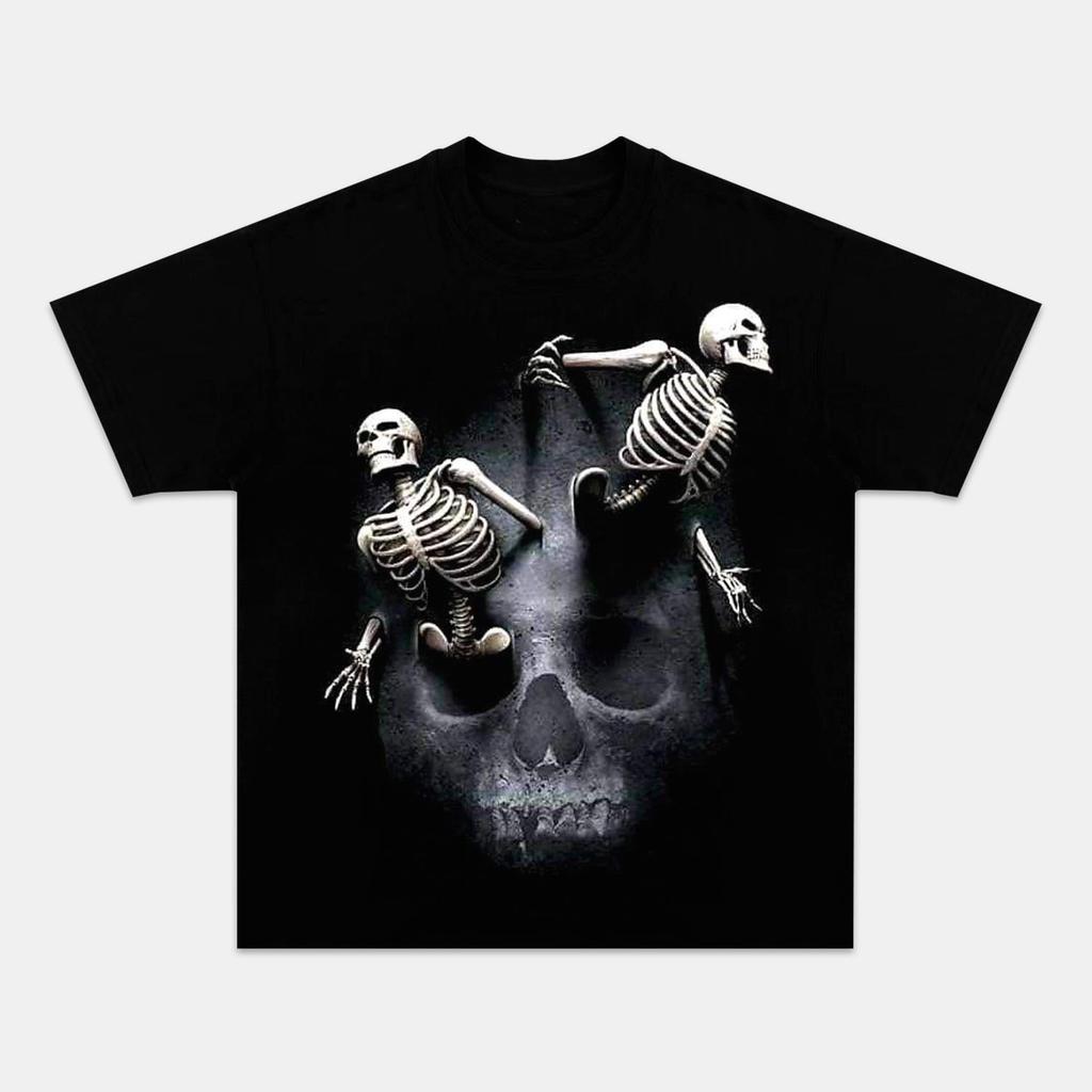 Fashion Retro Hip Hop T-shirt Famous Singer New Album Print Top Trend Cotton Round Neck High Quality Top Unisex