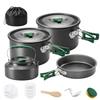 Camping Cookware Set for 4-5 People Lightweight Aluminium Grey