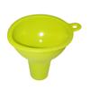 Entonnoir en Silicone pour Cuisine, Large Ouverture Petit Bec pour Huile Poudre de Lait Grains, Entonnoir Pliable de Qualité Alimentaire pour Liquides Marchandises Sèches