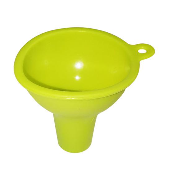 Entonnoir en Silicone pour Cuisine, Large Ouverture Petit Bec pour Huile Poudre de Lait Grains, Entonnoir Pliable de Qualité Alimentaire pour Liquides Marchandises Sèches