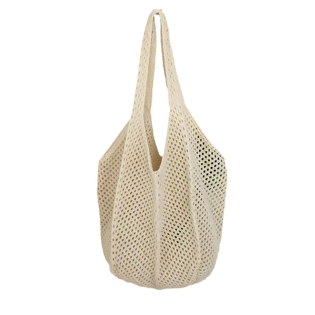 Women's Shoulder Bags Casual Straw Wicker Woven Ladies Handmade Totes Large Capacity Summer Beach Female's Messenger Bag