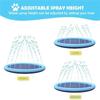 Dog Toy Eco-Friendly PVC Dog Swim Bath Pool Cooling Game Non-Slip Mat Foldable Water Splash Sprinkler For Outdoor Water Play Mat