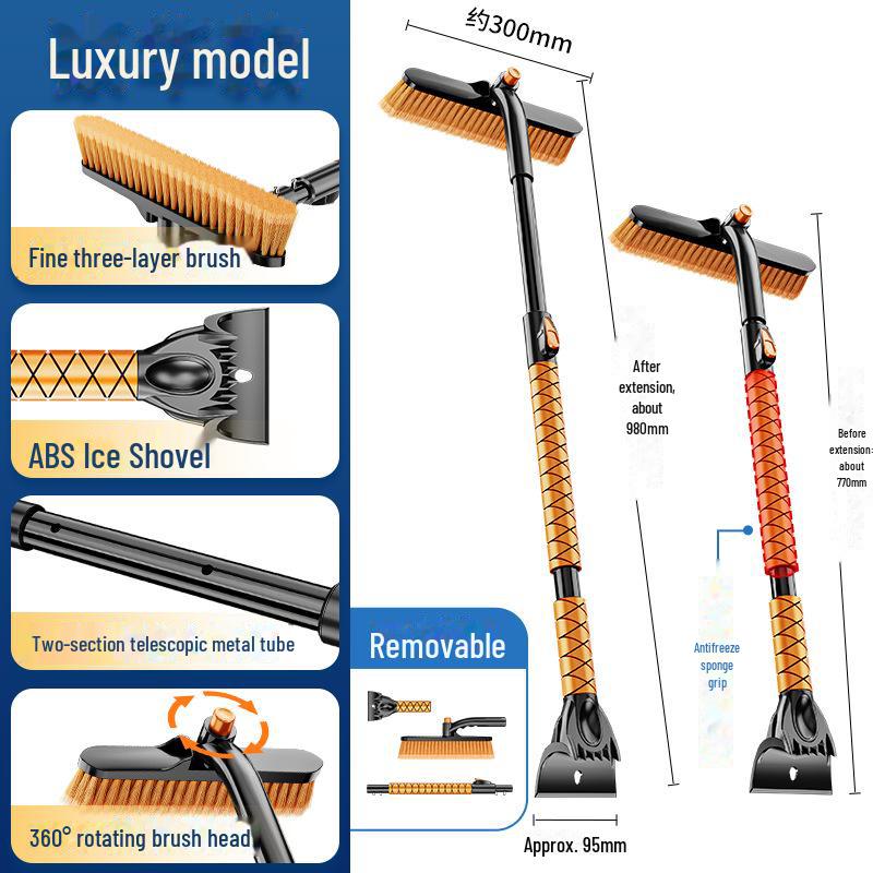 

Выдвижная автомобильная лопата для снега и набор щеток для удаления льда и соскабливания льда