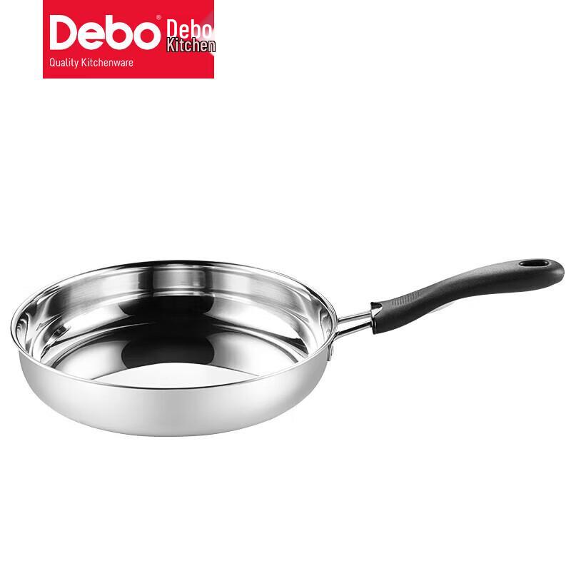 Debo Stainless Steel Frying Pan & Soup Pot Set