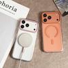 Apple Phone Case: Crystal Clear Magnetic for 17ProMax, Solid Color Protective Cover for 16Pro and 15Pro.