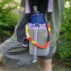 Dopamine Crossbody Water Bottle Bag Breathable Fabric Large Capacity Hands Free for Jogging Running
