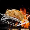 Foldable Stainless Steel Rack for Roasting Steak Ribs Turkey and Chicken Roaster Stand Multifunctional Cooking Supplies