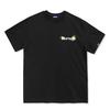 GOSTREET Painted Print Short Sleeve T-Shirt - Black