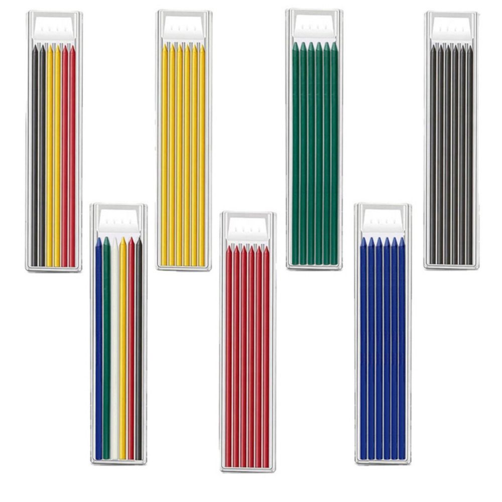 Built-in Sharpener Mechanical Pencil Solid Carpenter Pencil Woodworking Construction