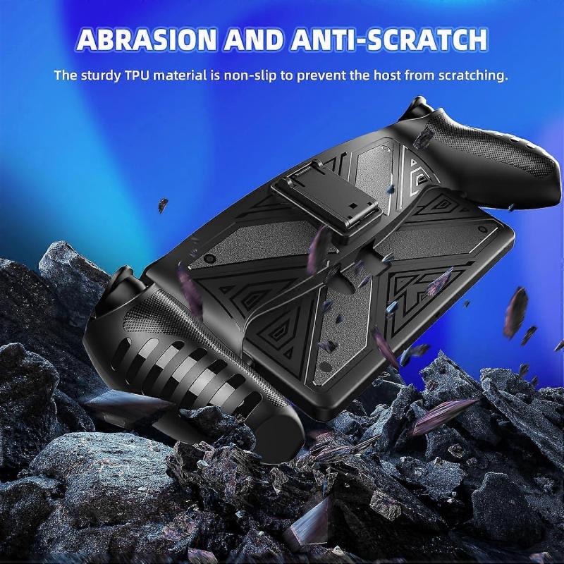 Protective Case For PlayStation Portal with Kickstand, Soft TPU Shockproof Non-Slip Grip Cover For PS Portal Accessories