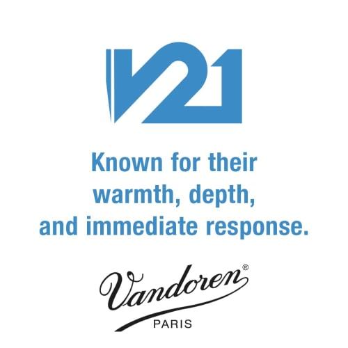Vandoren Eb Clarinet Reeds V21, Hardness: 2-1/2 (Pack of 10)