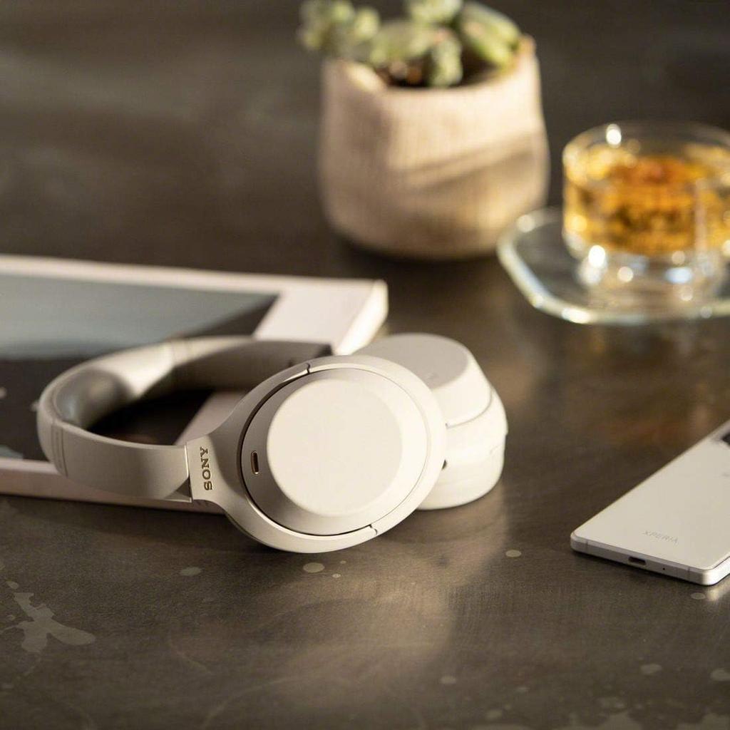 Sony Wh 1000xm4 Wireless Noise Cancelling Headphones Silver Ldac Amazon Alexa 30