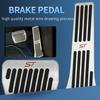 For Ford Explorer 2025 2024  - Aluminum Performance Pedals Set Non-Slip Accelerator And Brake Pedals Cover No Drill Brake Gas Accelerator Accessories