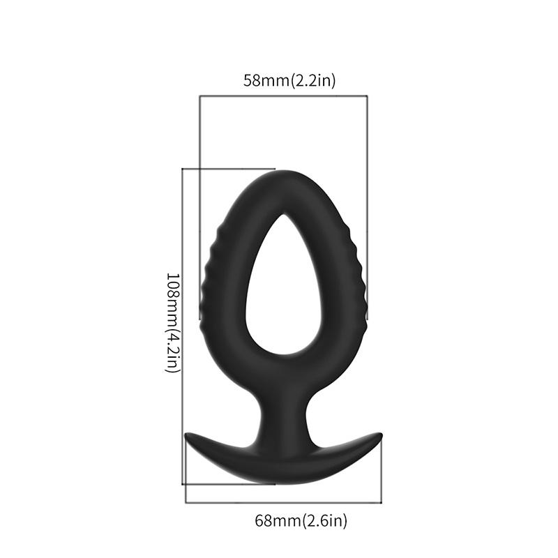 3-Size Soft Silicone Anal Plug Set – Ergonomic Stimulator & Dilator for Women, Posterior Pleasure Massager