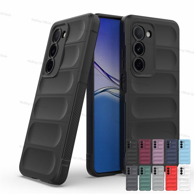 For Oppo K13x 5G Case Oppo K13x 5G Cover Funda Shockproof Anti-fingerprint Protective TPU Silicone Phone Back Cover Oppo K13x 5G