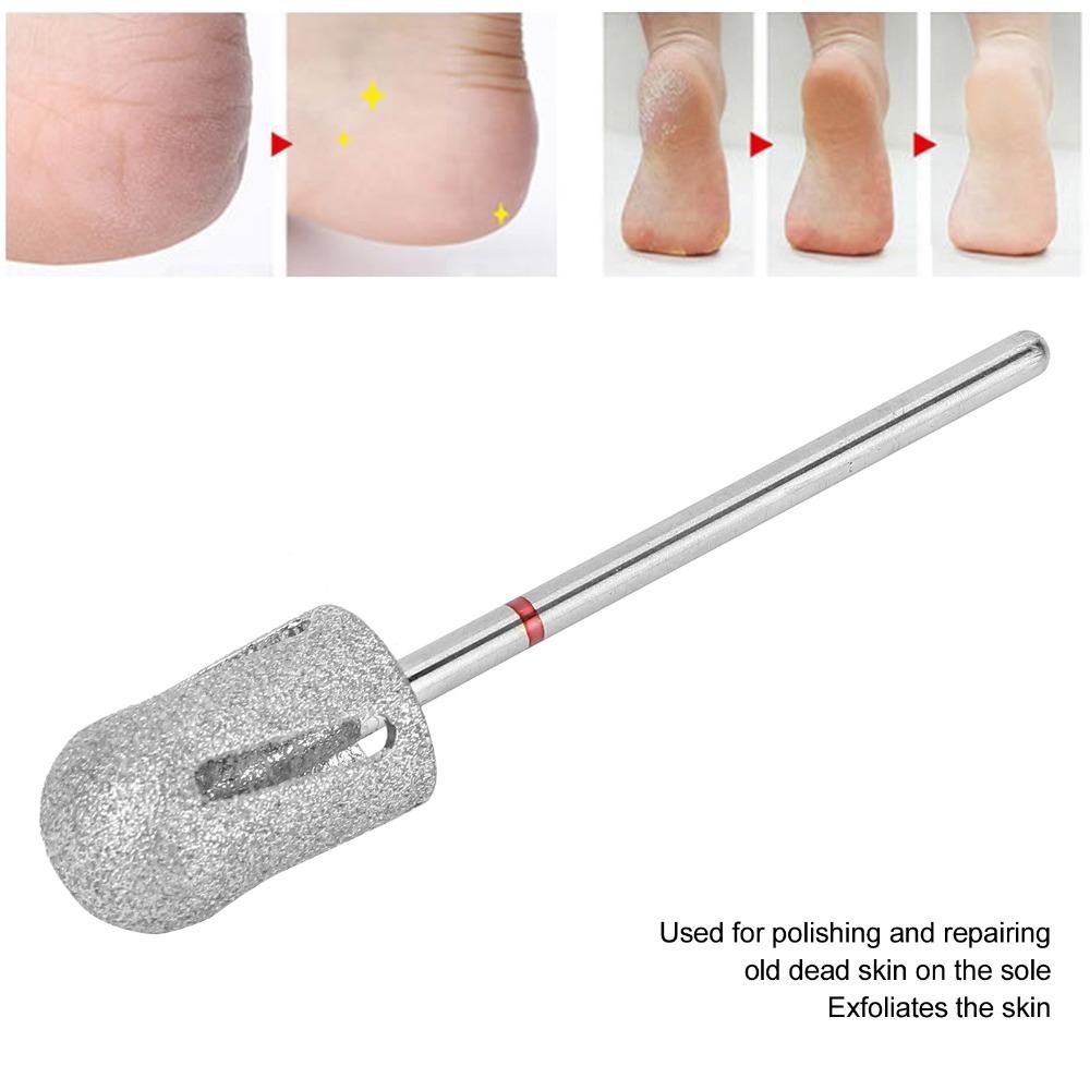 Stainless Steel Stainless Steel Pedicure Drill Bit  Foot Callus & Dead Skin Exfoliation A1F